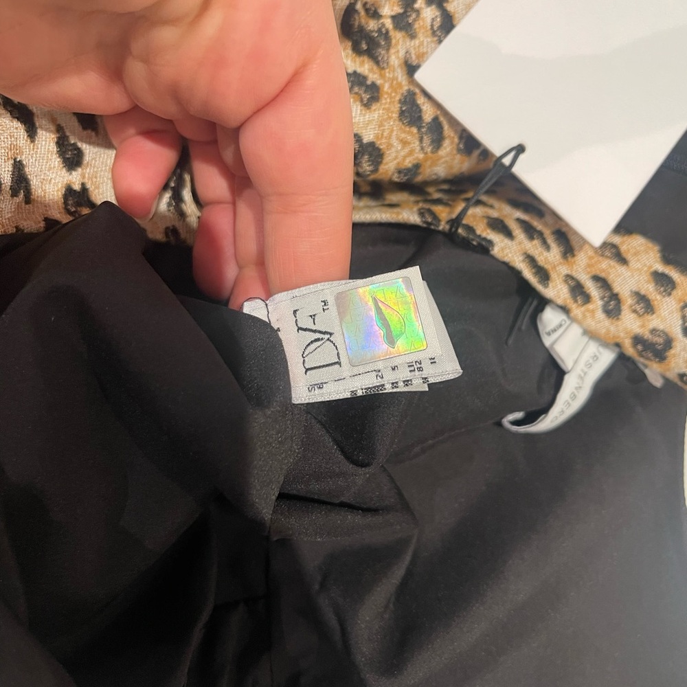 Diane Von Furstenberg NWT Arianna Animal leopard cheetah Dress 8 indie sleaze - Picture 9 of 15